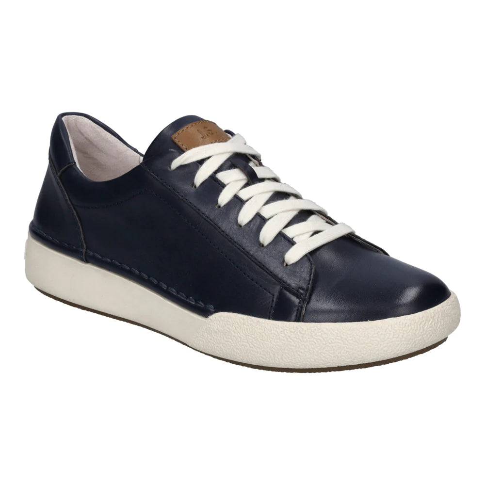 Josef Seibel Cleve 01 - Sneaker Uomo In Pelle, Suola Gomma Antiscivolo, Plantare Intercambiabile
